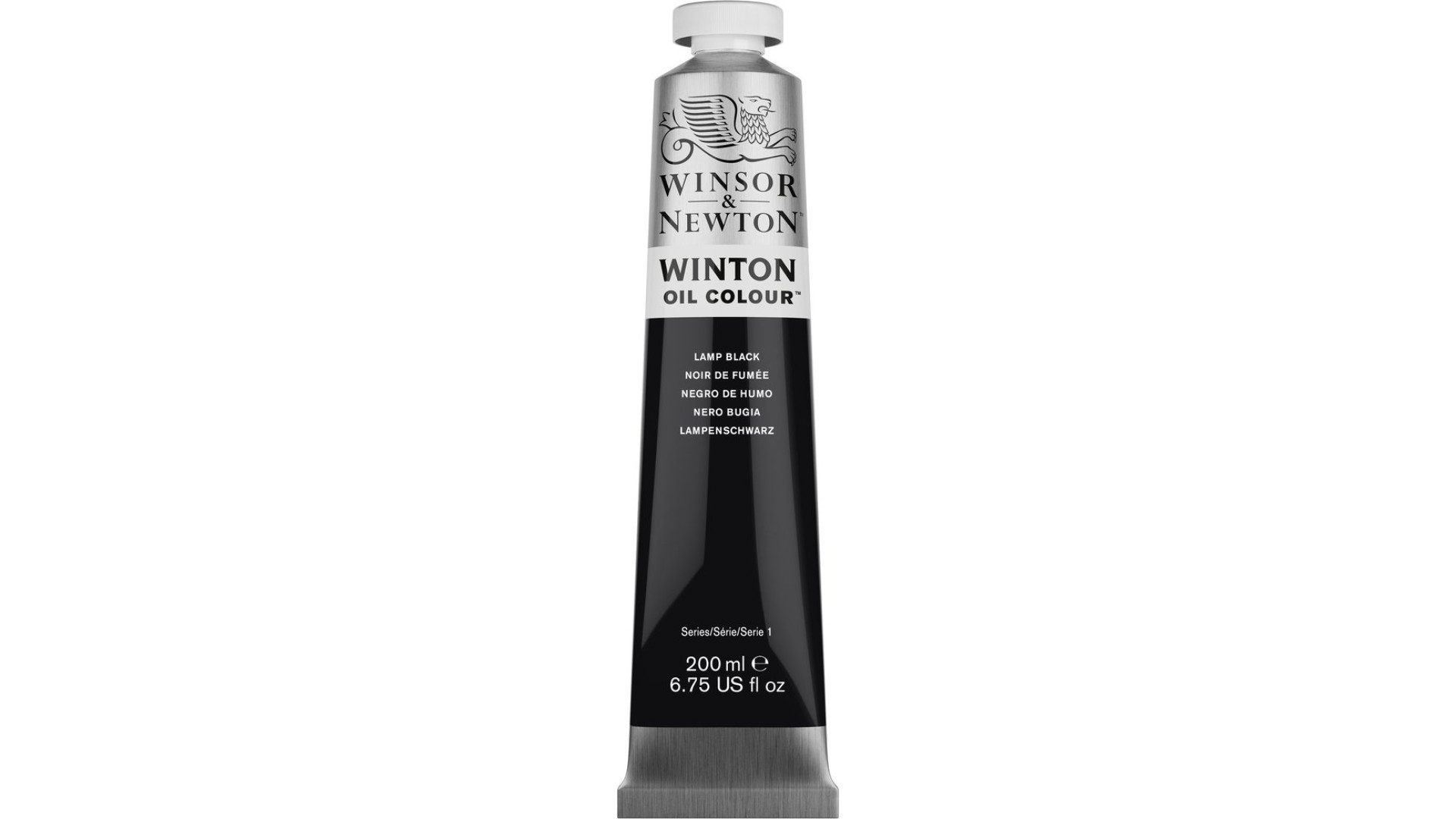 Winsor&Newton Winton Oil Colour 200ml Lamp Black