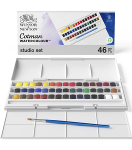 Winsor&Newton Cotman Water Colour Studio Set 45 H/pans