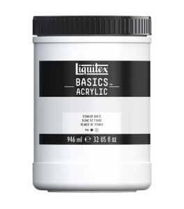 Liquitex Basics Colour 946ml Pot 432 Titanium White