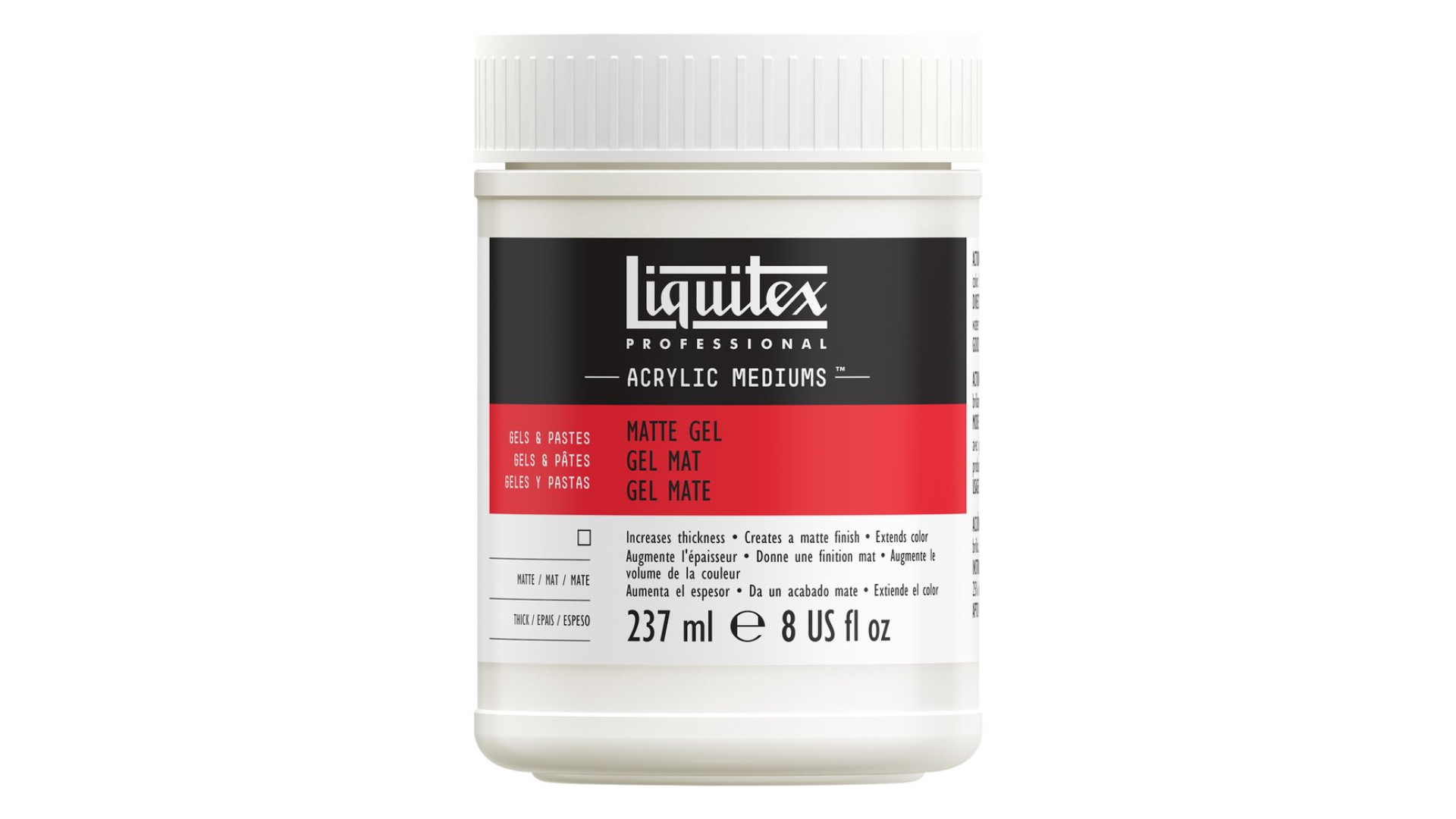 Liquitex Acrylic Matt Gel Medium 237ml