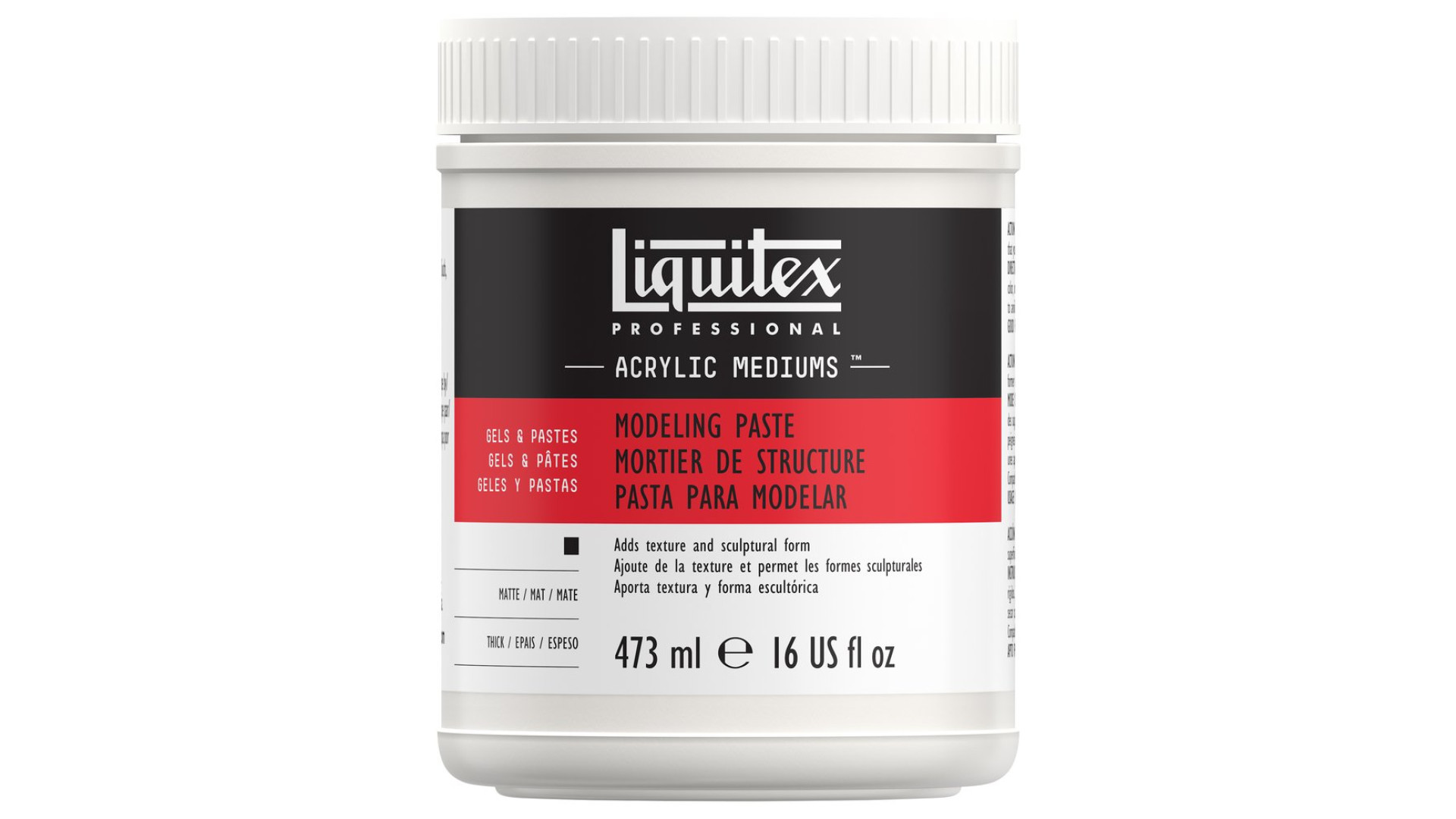 Liquitex Acrylic Modeling Paste 473ml