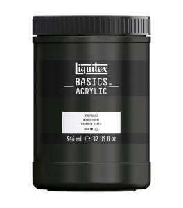 Farba akrylowa Liquitex Basics Color 946ml 244 Ivory Black