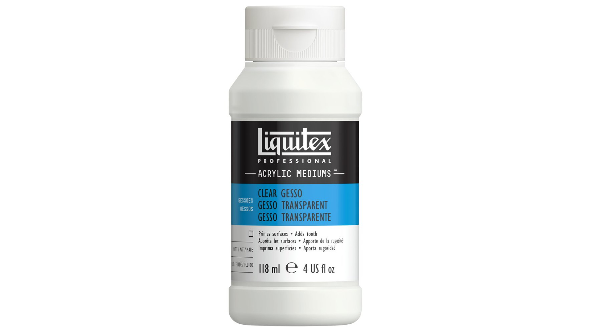 Liquitex Acrylic Medium Transparent Gesso 118ml