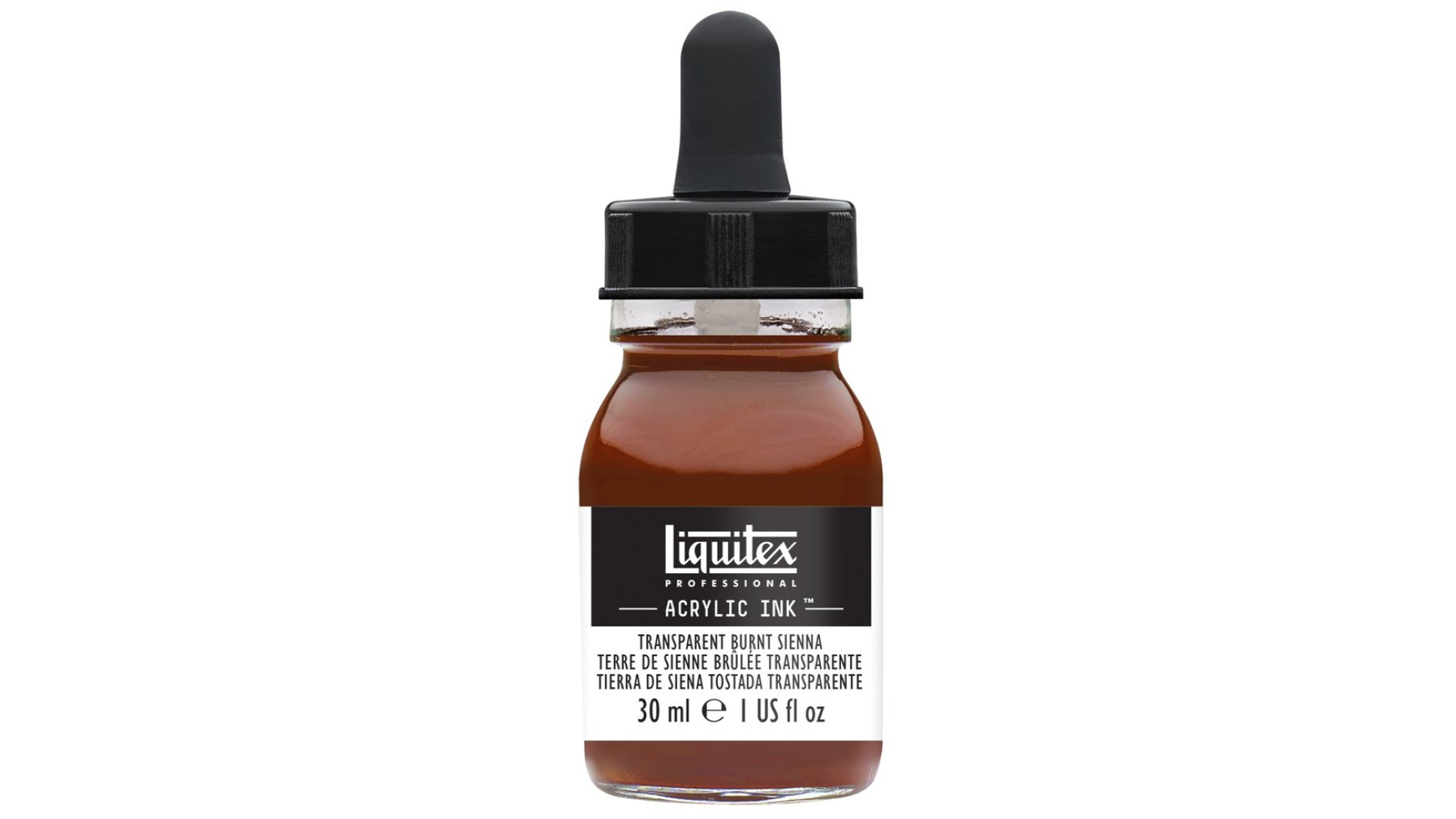 Liquitex Professional Acrylic Ink 30ml Transparent Burnt Sienna