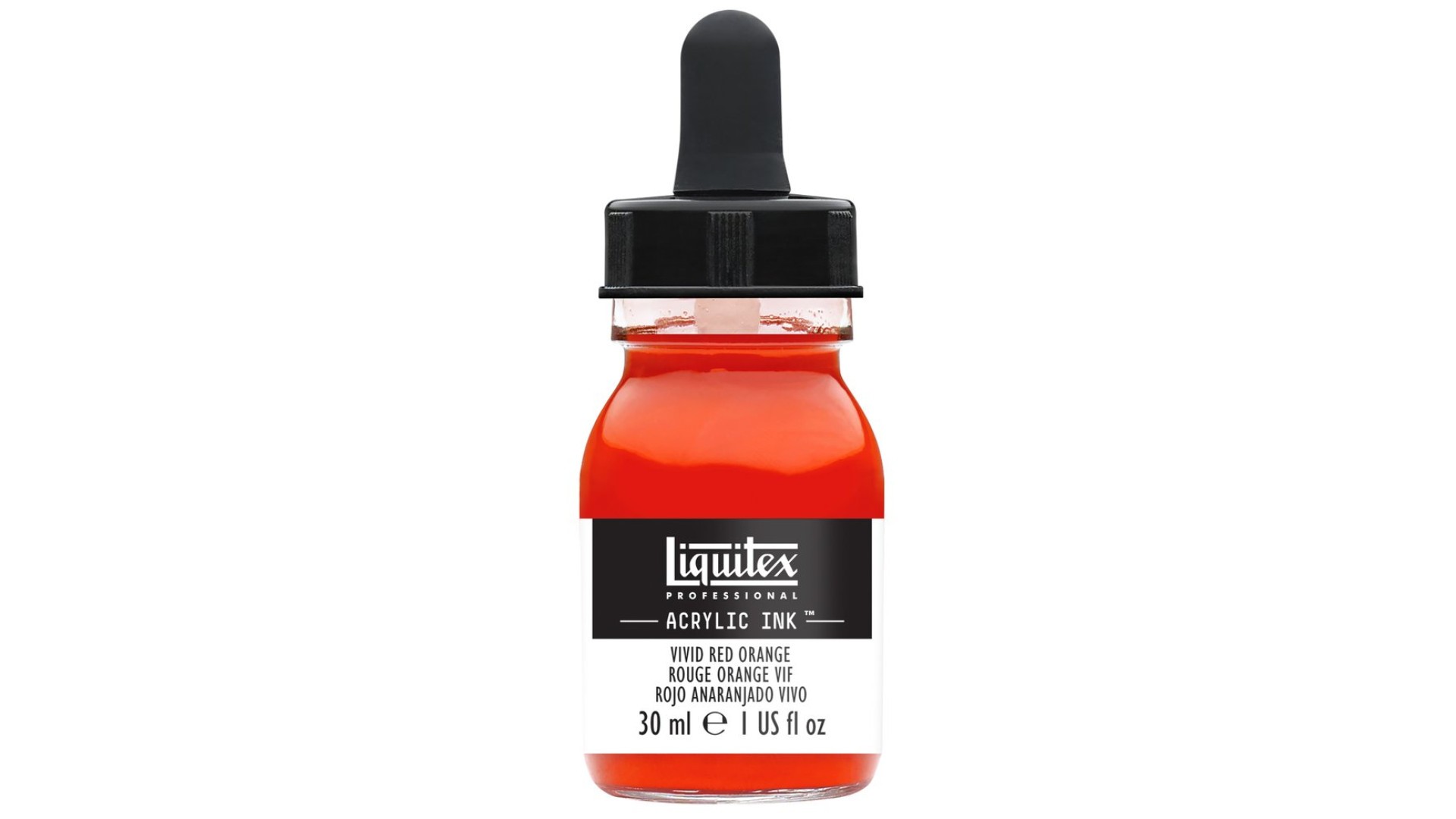 Liquitex Tusz Akrylowy 30ml Vivid Red Orange