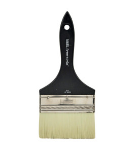 Liquitex Free Style Synthetic Brush Large Flat 4In Short Handle