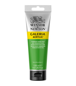 Winsor&Newton Galeria Farba akrylowa 120ml Permanent Green Light