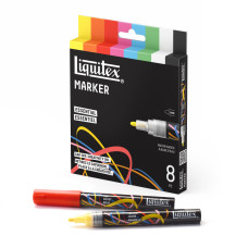Zestaw markerów akrylowych Liquitex 8x2 mm Essential multi surface
