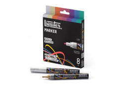 Liquitex acrylic marker set 8x2 mm Metallic metallic colours