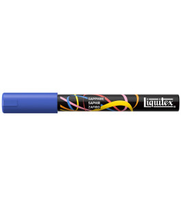 Marker akrylowy Liquitex 2 mm Sapphire do drewna szkła tkanin uniwersalny