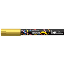 Marker akrylowy Liquitex 2 mm Metallic Gold do drewna szkła tkanin uniwersalny