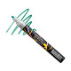 Marker akrylowy Liquitex 2 mm Metallic Aqua do drewna szkła tkanin uniwersalny