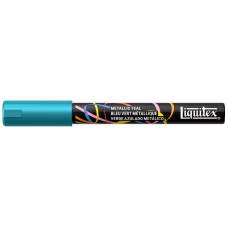 Marker akrylowy Liquitex 2 mm Metallic Teal do drewna szkła tkanin uniwersalny