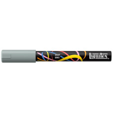 Marker akrylowy Liquitex 2 mm Gray do drewna szkła tkanin uniwersalny