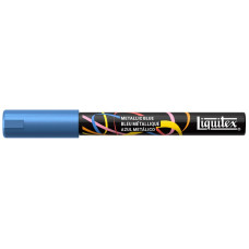 Marker akrylowy Liquitex 2 mm Metallic Blue do drewna szkła tkanin uniwersalny