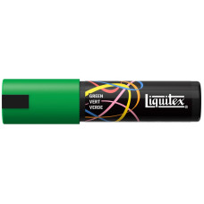 Marker akrylowy Liquitex 8 mm skośny Green multi surface do drewna, szkła i tkanin