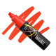 Marker akrylowy Liquitex 8 mm skośny Red multi surface do drewna, szkła i tkanin