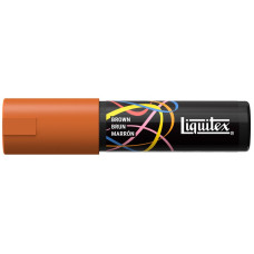 Marker akrylowy Liquitex 8 mm skośny Brown multi surface do drewna, szkła i tkanin