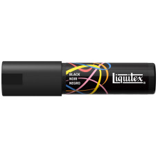 Marker akrylowy Liquitex 8 mm skośny Black multi surface do drewna, szkła i tkanin