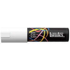 Marker akrylowy Liquitex 8 mm skośny White multi surface do drewna, szkła i tkanin