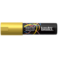 Marker akrylowy Liquitex 8 mm skośny Metallic Gold multi surface do drewna, szkła i tkanin