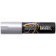 Marker akrylowy Liquitex 8 mm skośny Metallic Silver multi surface do drewna, szkła i tkanin