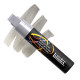 Marker akrylowy Liquitex 15 mm końcówka szeroka Metallic Silver multi surface do drewna, szkła i tkanin