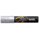 Marker akrylowy Liquitex 15 mm końcówka szeroka Metallic Silver multi surface do drewna, szkła i tkanin