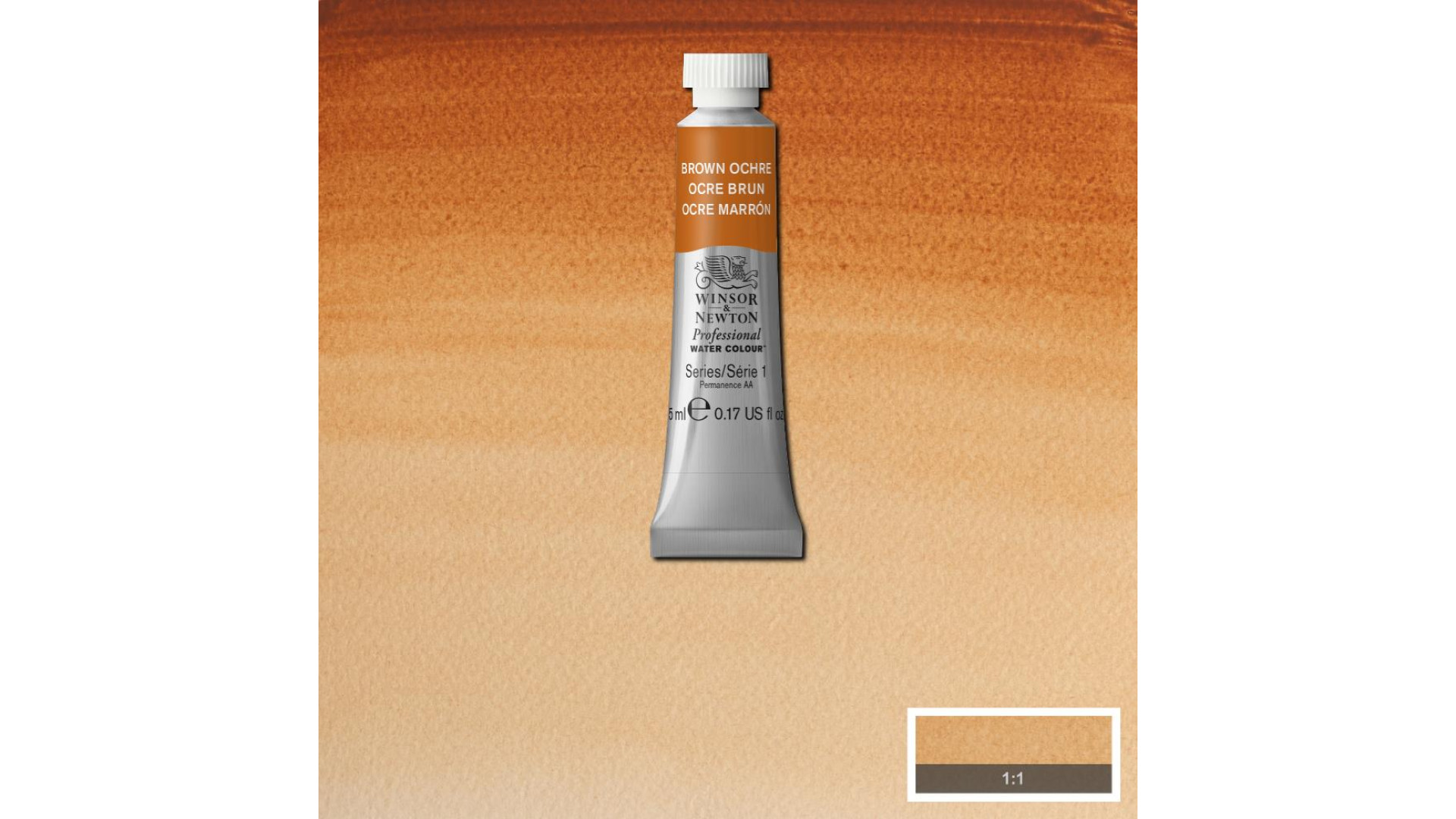Winsor&Newton Professional Water Colour 5ml Brown Ochre 