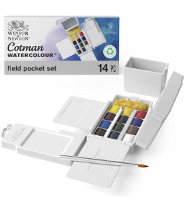 Winsor&Newton Cotman Water Colour Field Pocket Set 12 H/pans