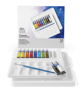 Zestaw akwareli Winsor&Newton Cotman Palette Set, 10 tubek × 8 ml