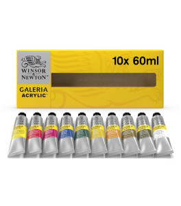 Winsor&Newton Galeria Zestaw farb akrylowych 10 x 60ml