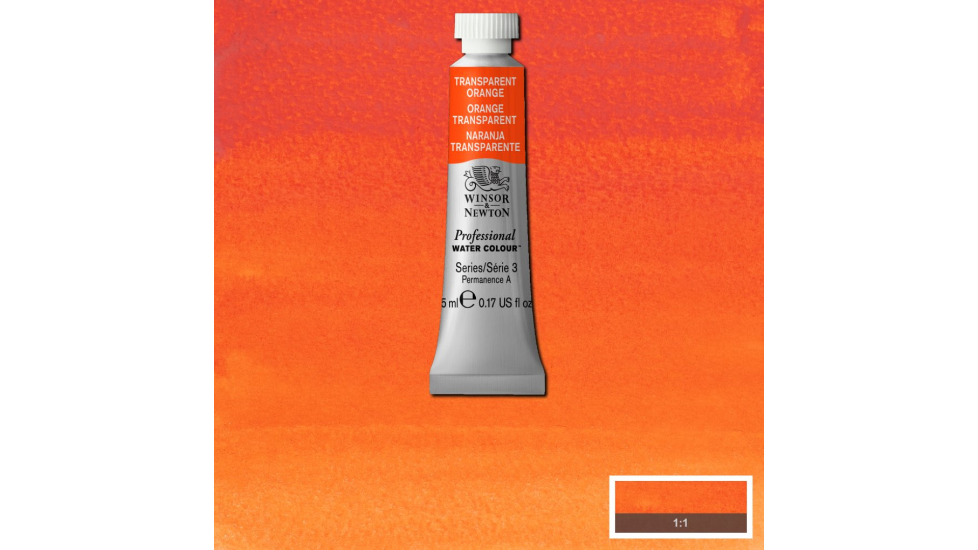 Winsor&Newton Professional Water Colour 5ml Transparent Orange