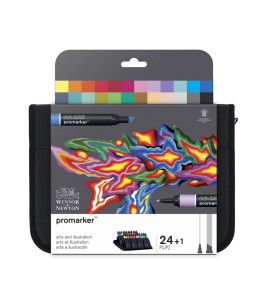 Winsor&Newton promarker 24 Wallet Arts and Illustration