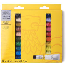Zestaw farb akrylowych Winsor&Newton Galeria Beginner 20 x 12ml