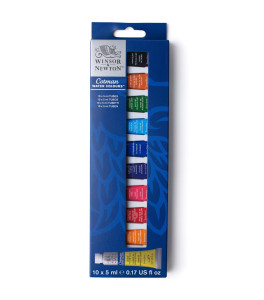 Zestaw akwareli Winsor&Newton Cotman Watercolour Beginner, 10×5 ml