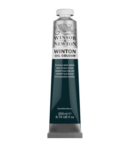 Winsor&Newton Winton Farba olejna 200ml Phthalo Deep Green
