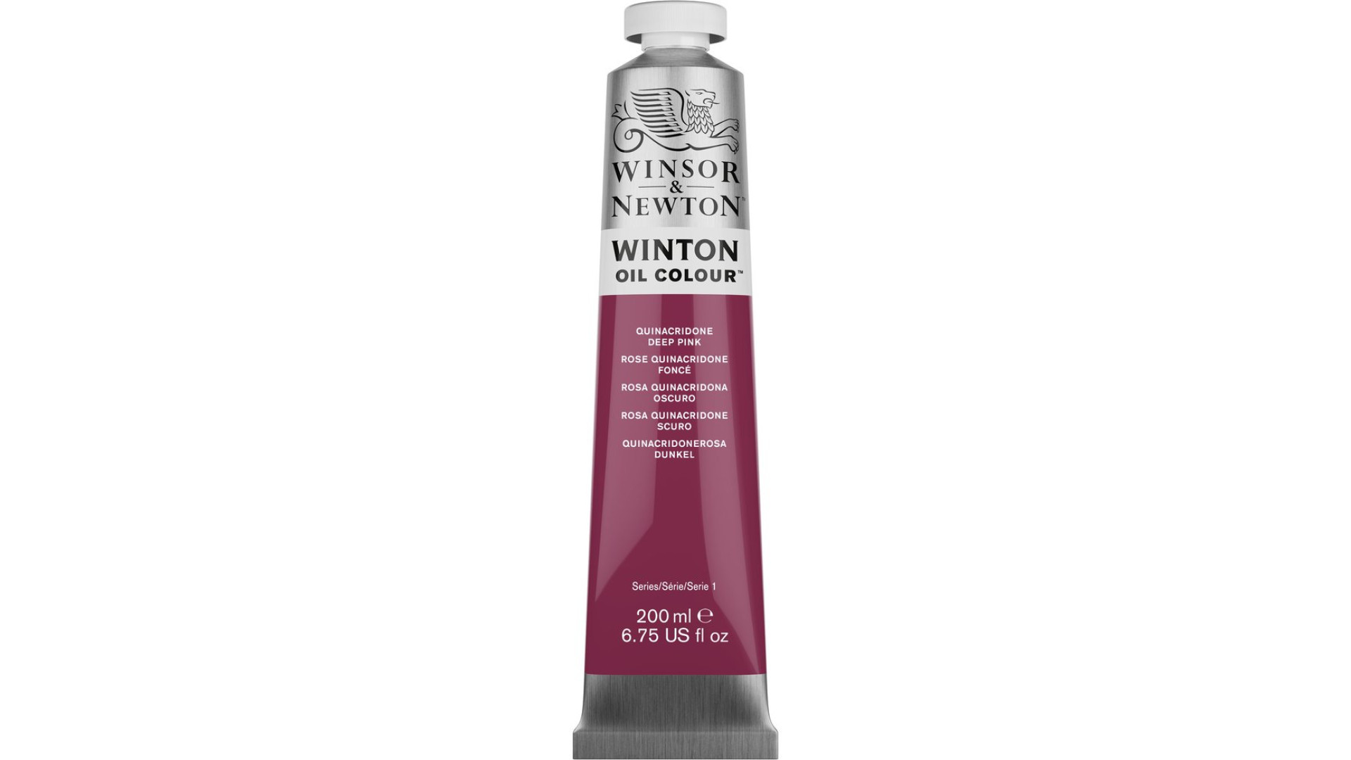 Winsor&Newton Winton Oil Colour 200ml Quinacridone Deep Pink