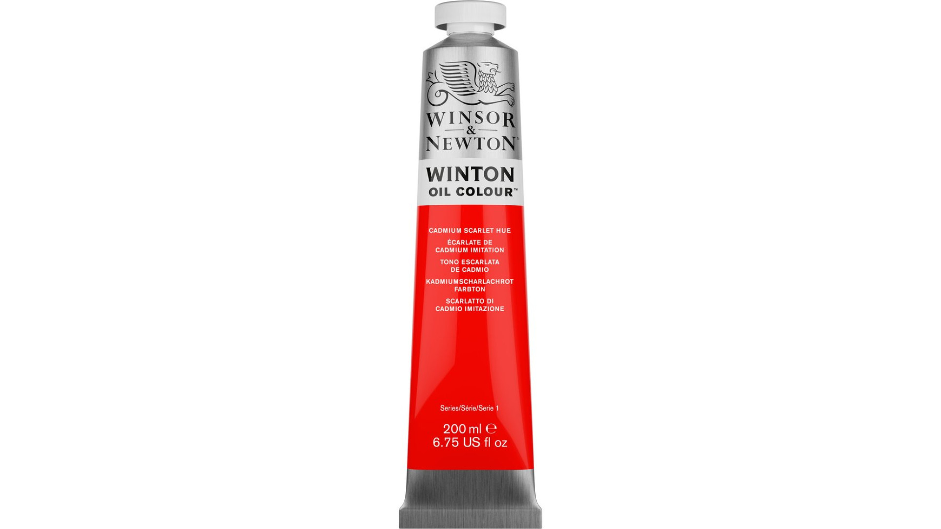 Winsor&Newton Winton Farba olejna 200ml Cadmium Scarlet Hue