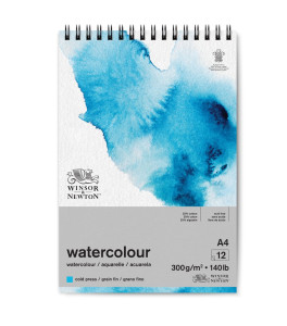 Winsor&Newton Watercolour Pad A4 300g 12 sheets Spiral-bound Cold Pressed