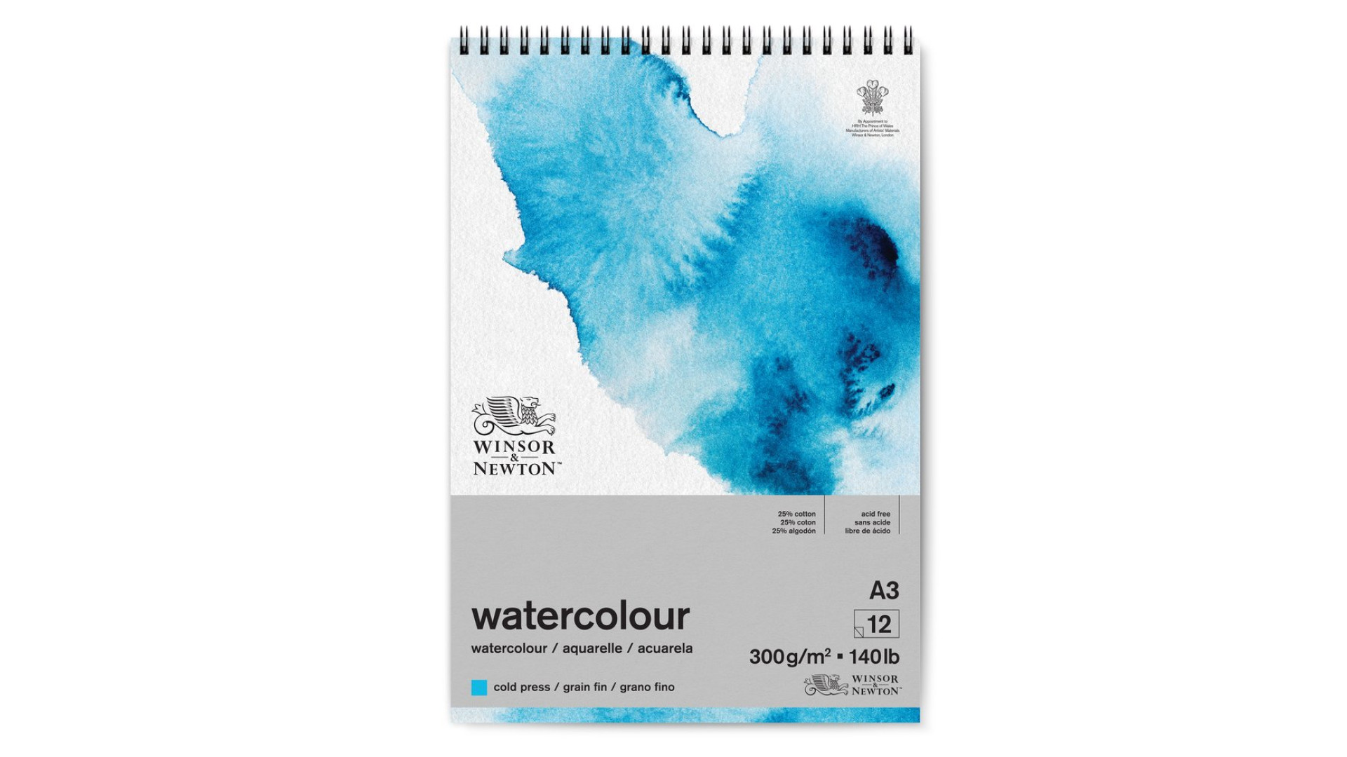 Winsor&Newton Watercolour Pad A3 300g 12 sheets Spiral-bound Cold Pressed