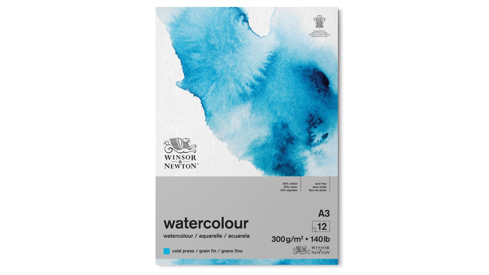 Winsor&Newton Watercolour Pad A3 300g 12 sheets Cold Pressed