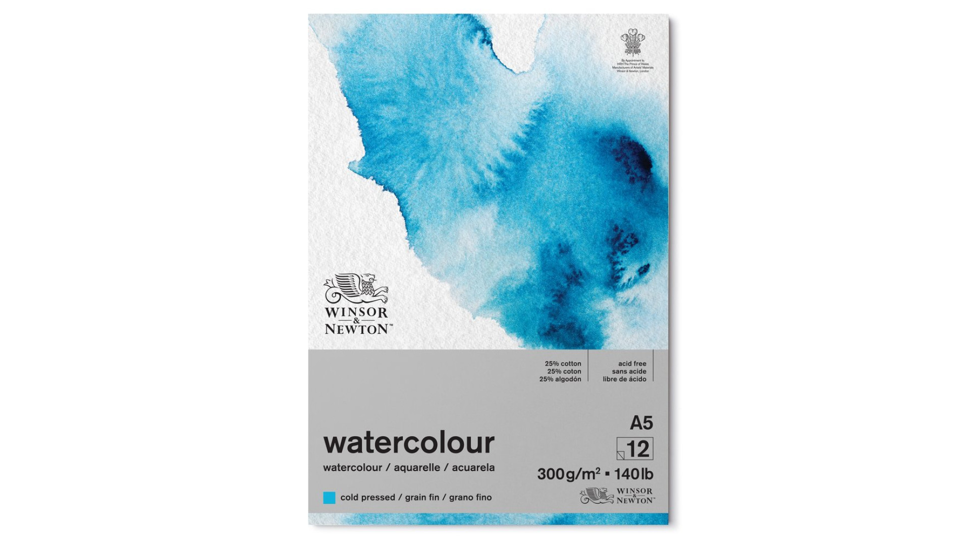 Winsor&Newton Blok akwarelowy A5 300g 12 arkuszy Cold Pressed