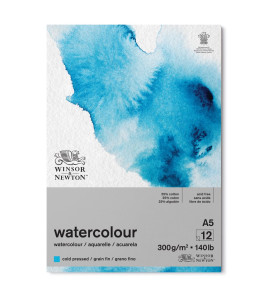 Winsor&Newton Blok akwarelowy A5 300g 12 arkuszy Cold Pressed