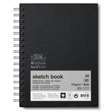 Winsor&Newton Sketch Book 170g A5 50 arkuszy Spirala