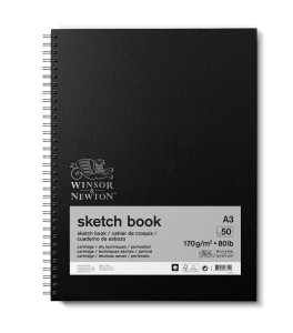 Winsor&Newton Sketch Book 170g A3 50 sheets Spiral–bound