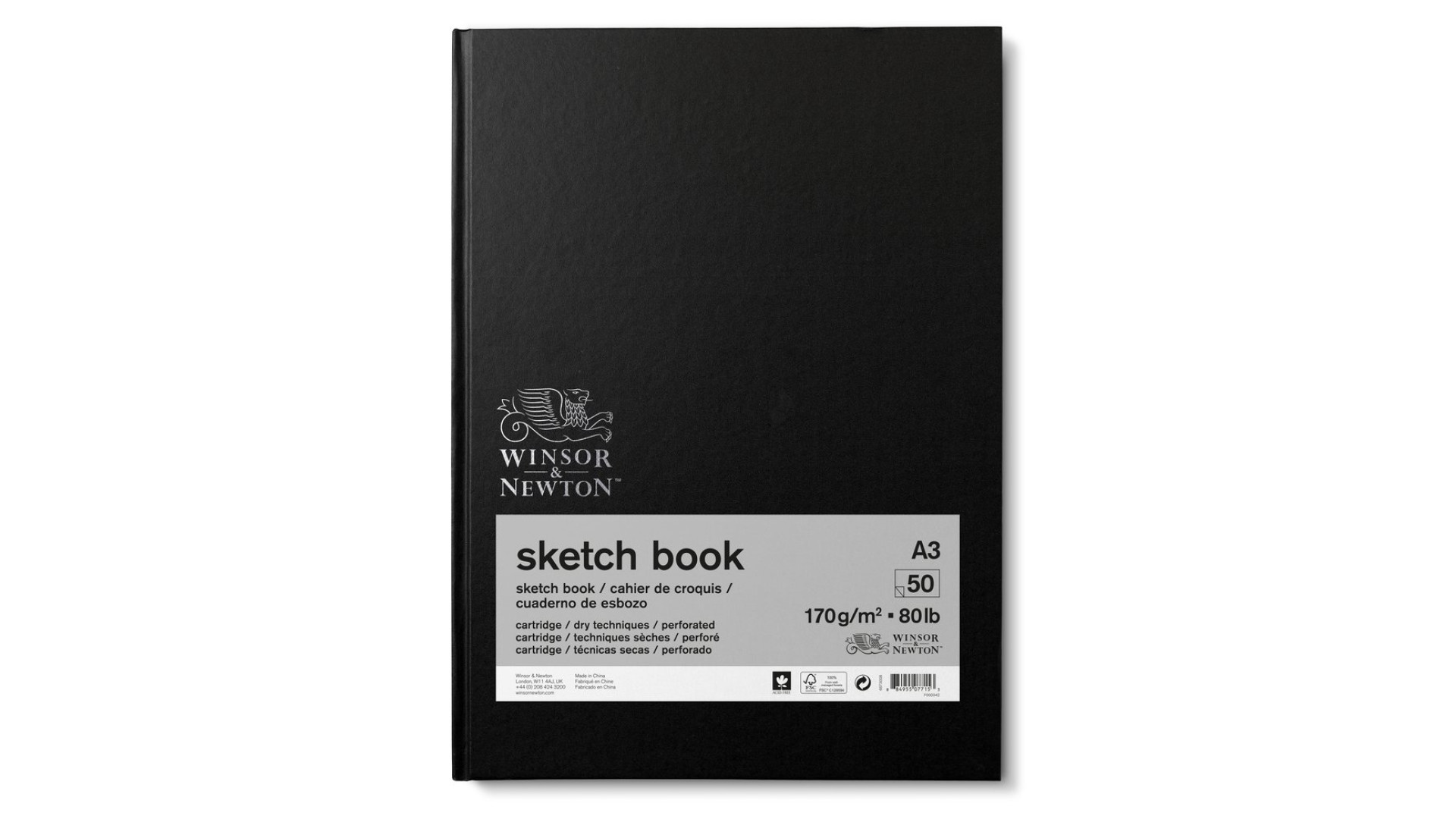 Winsor&Newton Sketch Book 170g A3 50 sheets