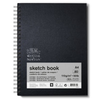 Winsor&Newton Sketch Book 110g A4 80 arkuszy Spirala