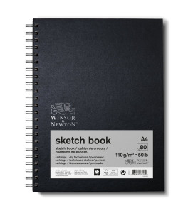 Winsor&Newton Sketch Book 110g A4 80 arkuszy Spirala