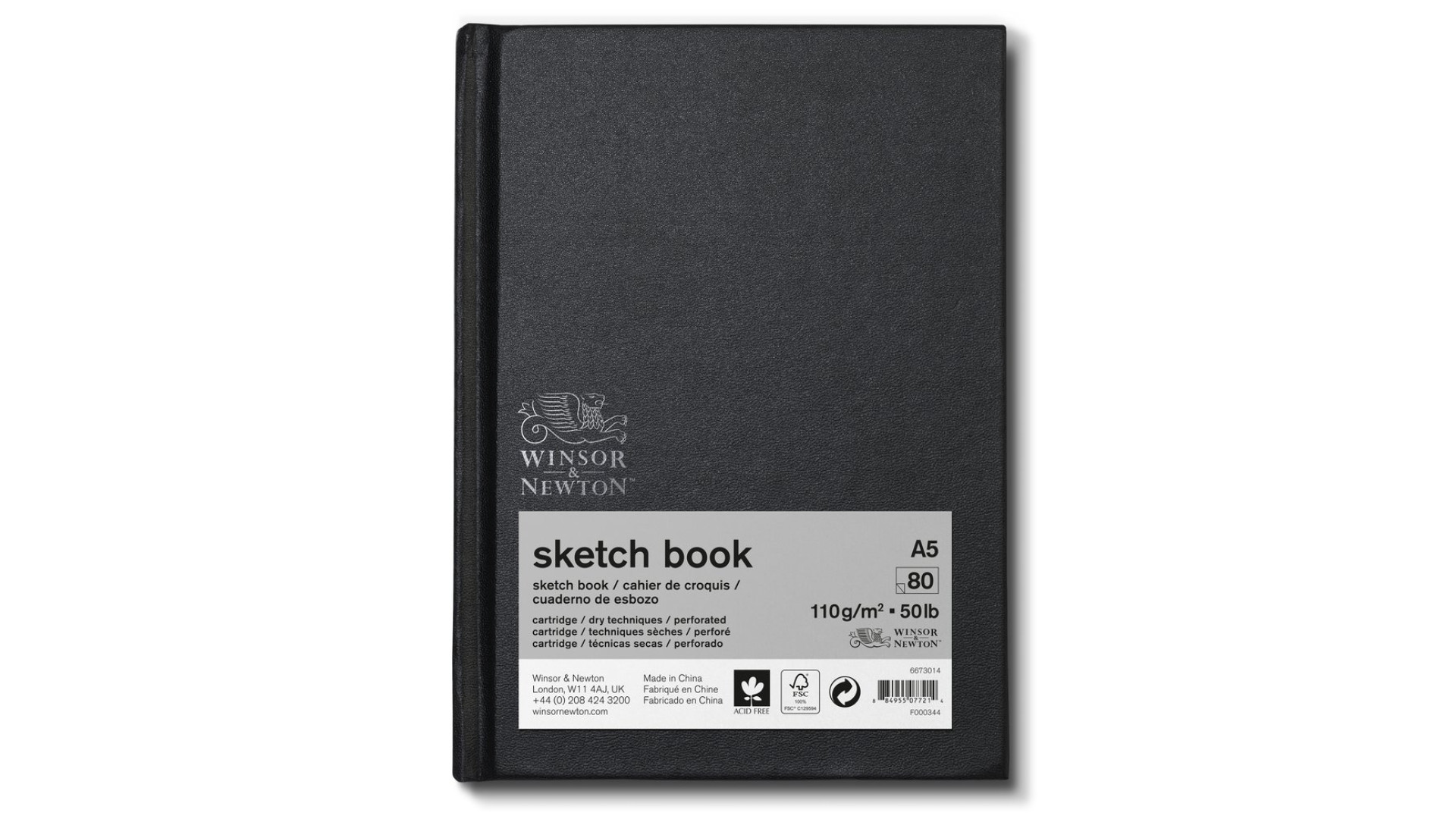 Winsor&Newton Sketch Book 110g A5 80 arkuszy